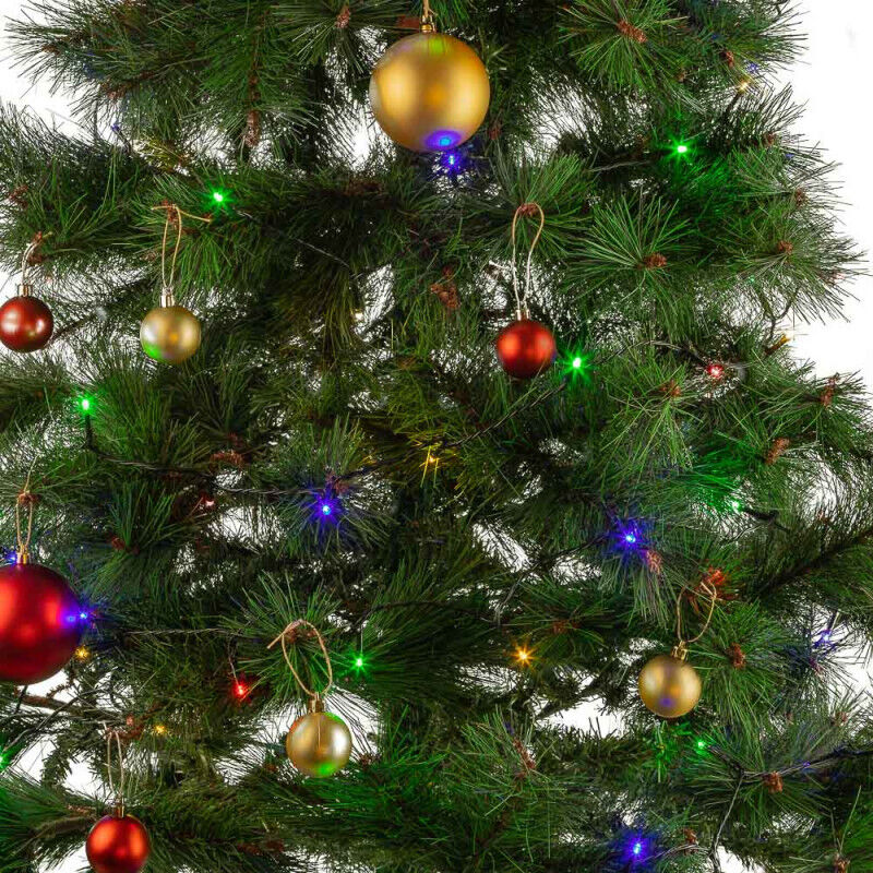 foto del prodotto greenice stringa di luce fata led all aperto 20m ho xmas 071 ip65 20m rgb 