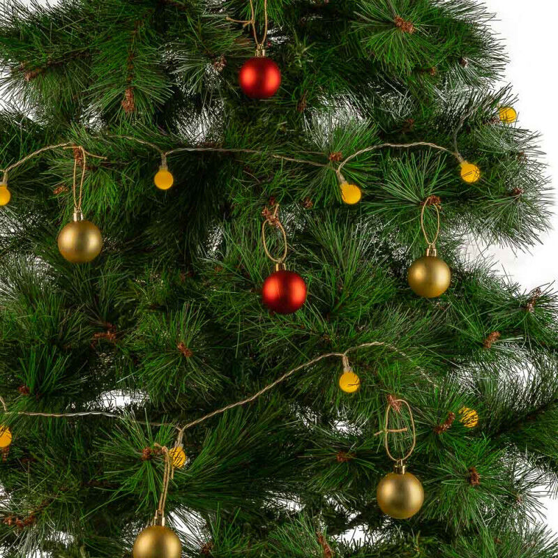 foto del prodotto greenice stringa di luce fata led interno 1m ho xmas 035 ip20 1m ww 