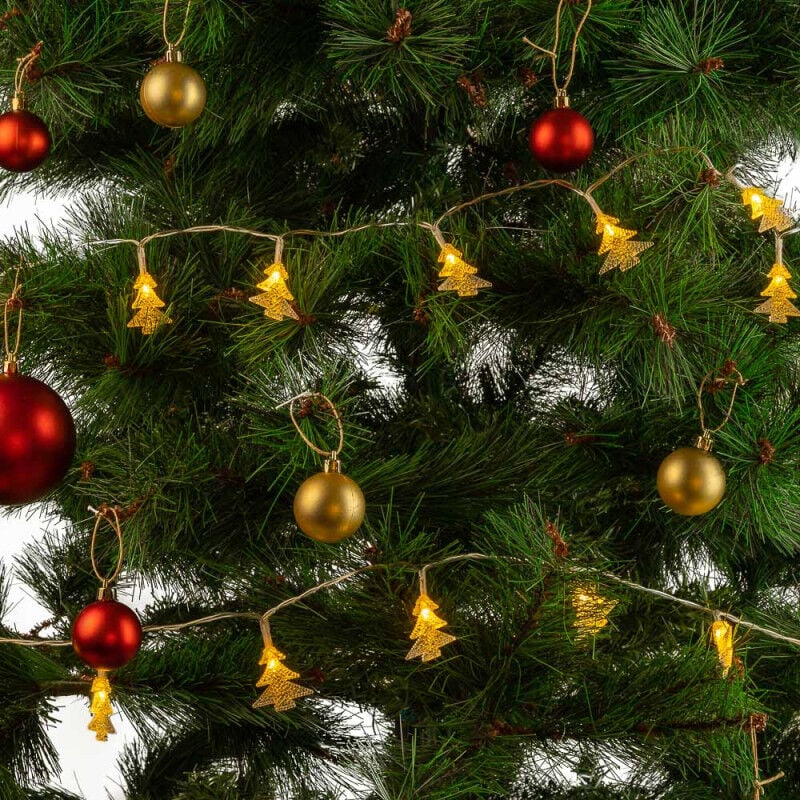 foto del prodotto greenice stringa di luce fata led interno 3m ho xmas 016 ip20 3m ww 