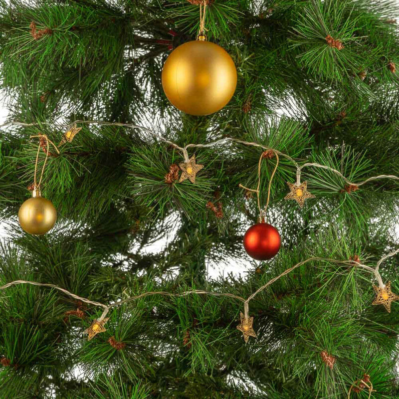 foto del prodotto greenice stringa di luce fata led interno 3m ho xmas 019 ip20 3m ww 