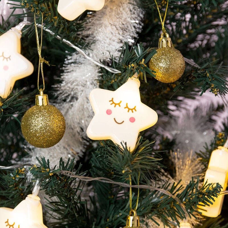 foto del prodotto greenice stringa di luce fata led interno 3m ho xmas 045 ip20 3m ww 