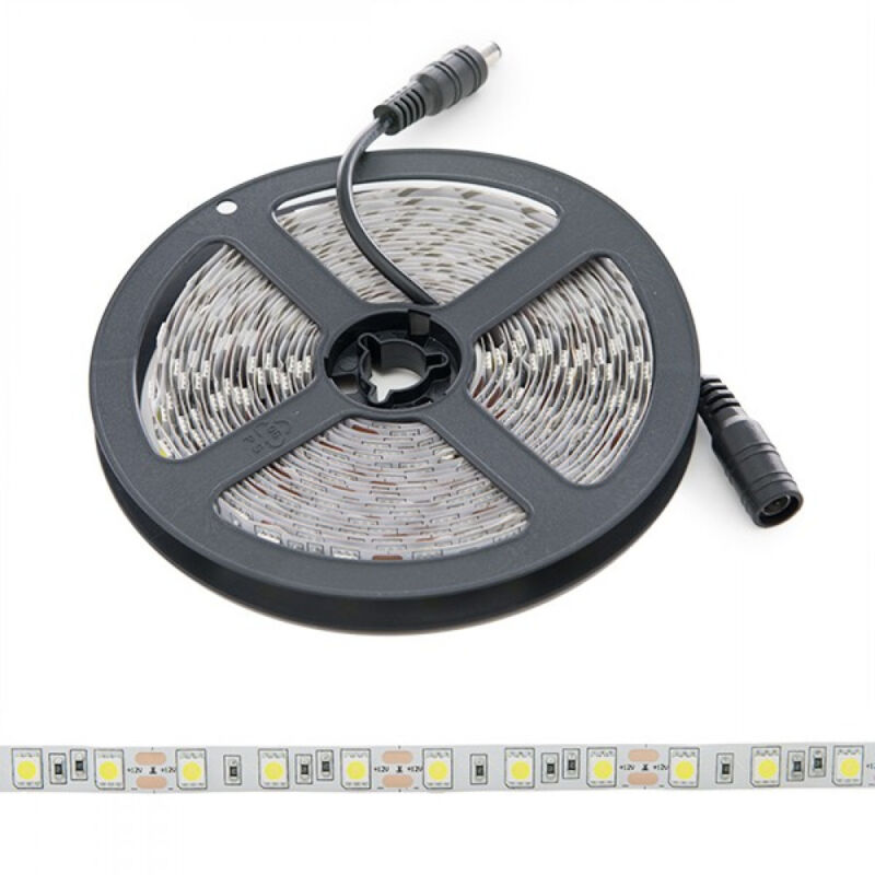 foto del prodotto greenice striscia da 300 led 72w 4.200lm smd5050 12vdc x5m 40.000h pl219009y giallo