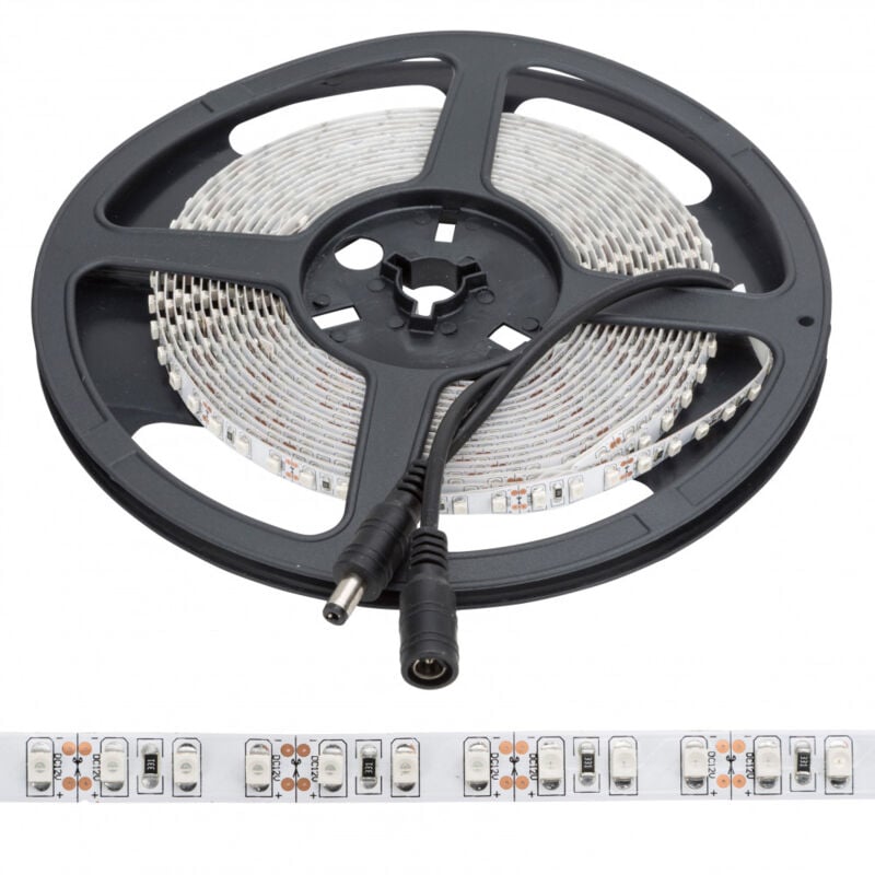 foto del prodotto greenice striscia da 600 led 48w 2256lm cri85 2700 k smd3528 12vdc x5m 40.000h pl219005ww bianco caldo