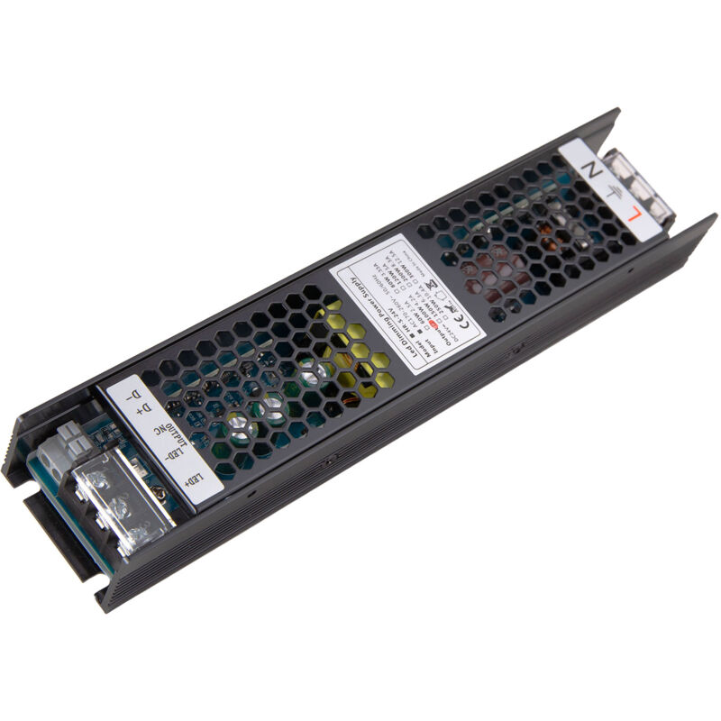 foto del prodotto greenice trasformatore led dimmerabile 0 10v 170 260v 24v 4,16a 100w ip20 cp hrs 100 24 