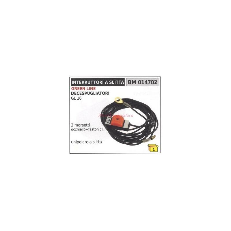 foto del prodotto greenline interruttore a slitta green line decespugliatore gl 26 2 morsetti 014702