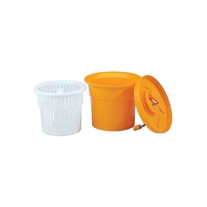 foto del prodotto greenmatic scolaverdure in plastica arancione 12 litri