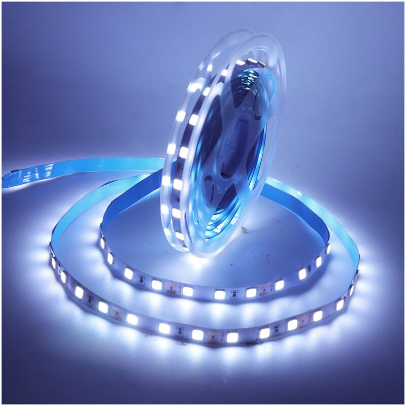 foto del prodotto greensensation nastro led bianco intenso bianco freddo adesivo 5m 24 w ip65