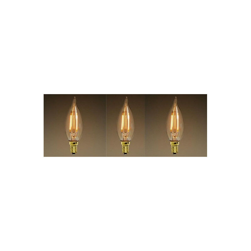 foto del prodotto greensensation set di lampadina stile vintage 3 led e14 edison c35