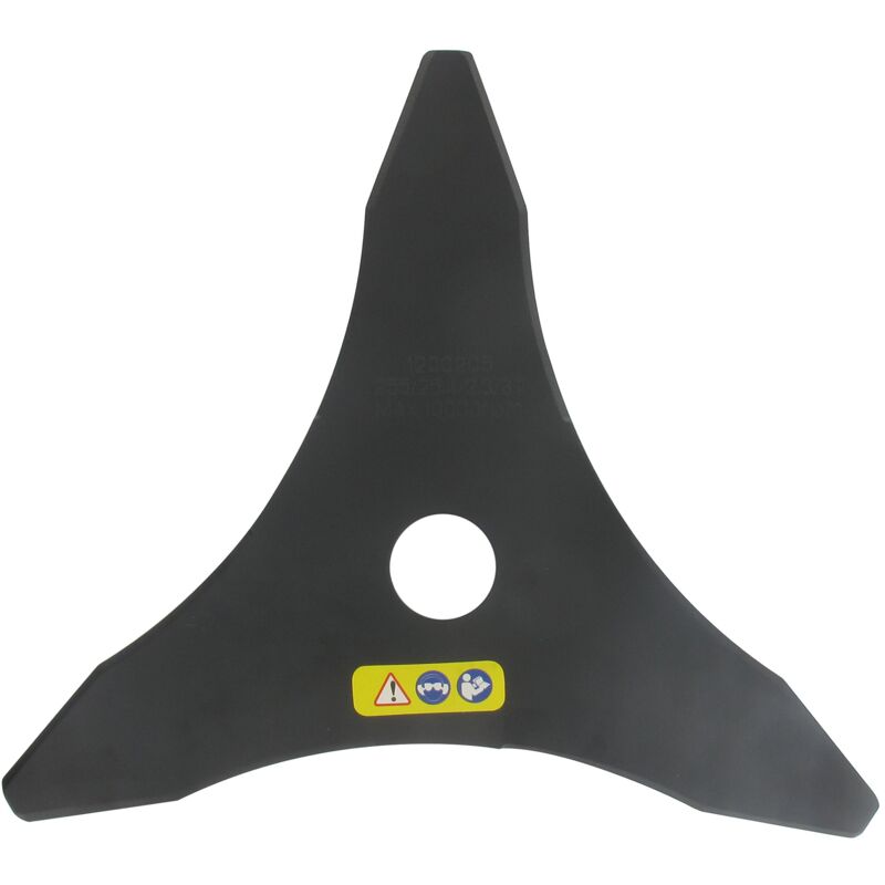foto del prodotto greenstar lama a 3 denti adattabile per decespugliatore taglio da 255 mm, foro 25,4 mm e spessore 2,3 mm qualit superiore