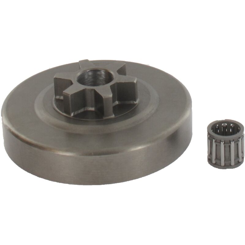 foto del prodotto greenstar pignone stella 3 8 lp 6 denti kit pignone avviamento con cuscinetto per motosega adattabile modelli stihl 020t, 200t, ms192t,