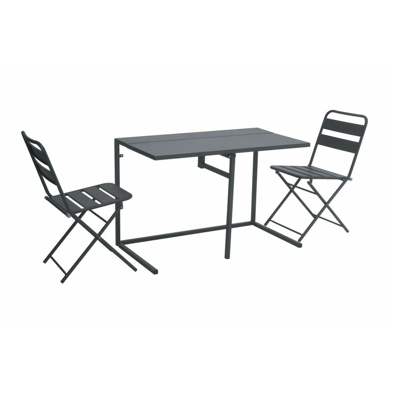 foto del prodotto greenwood - set tavolo e sedie da balcone