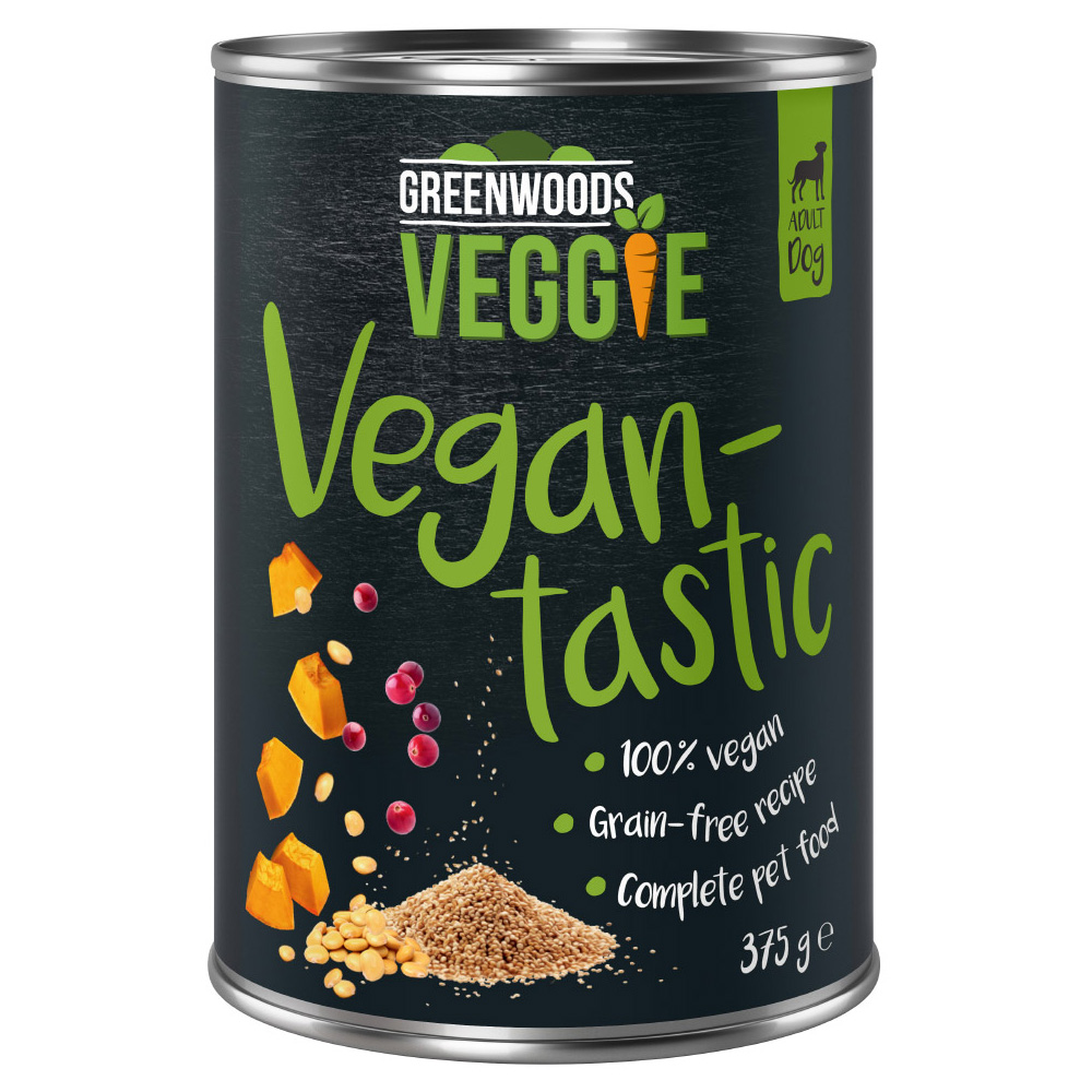 foto del prodotto greenwoods vegan con quinoa, zucca, lupini e mirtilli rossi 6 x 375 g