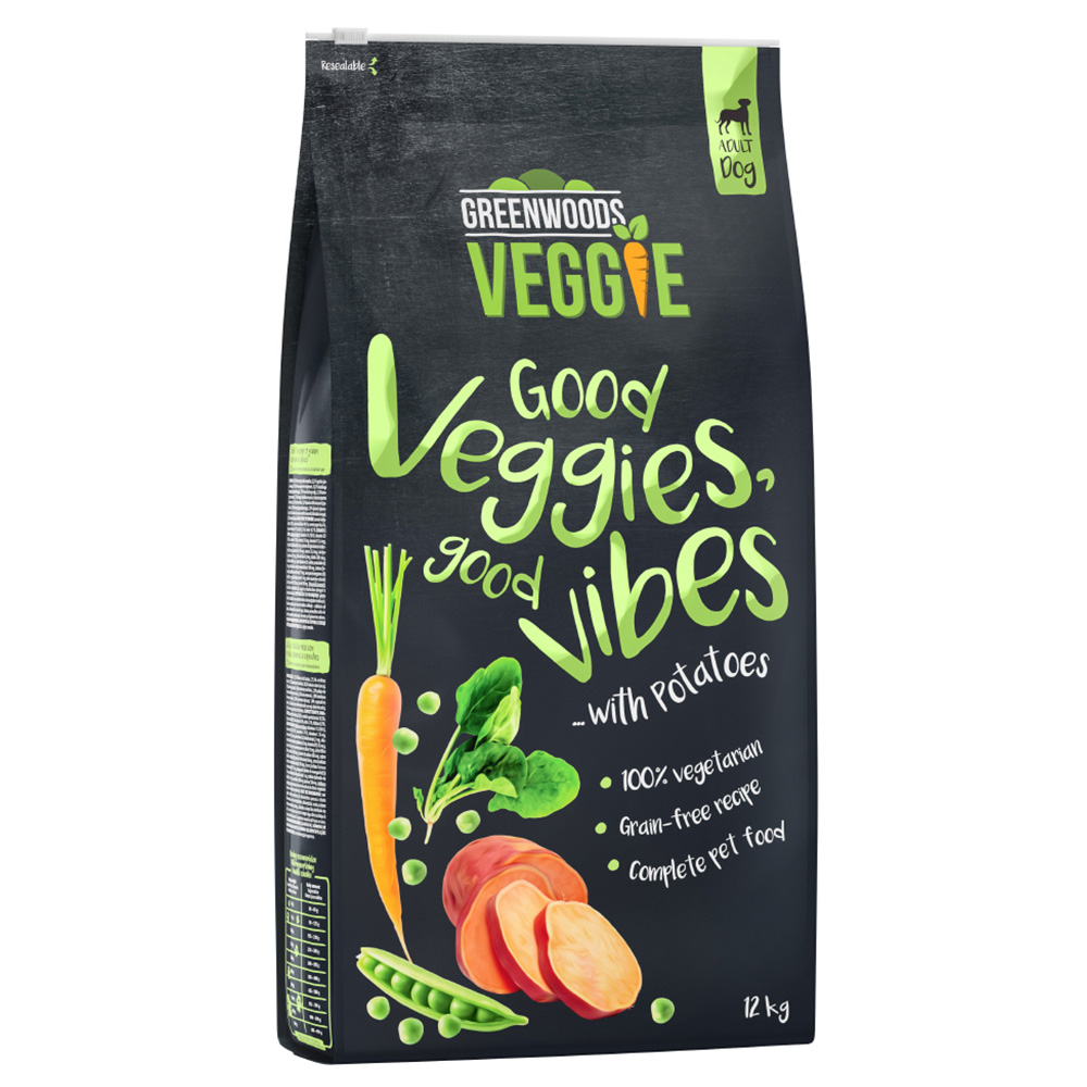 foto del prodotto greenwoods veggie patate dolci con piselli, carote e spinaci 12 kg