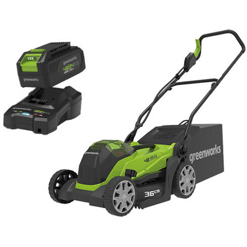foto del prodotto greenworks - tosaerba 48v g48lm36k2 kit