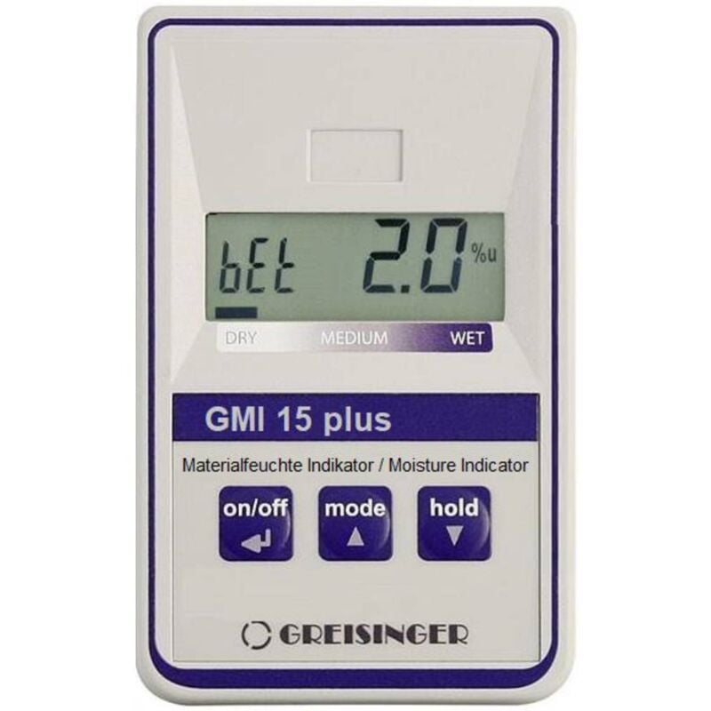 foto del prodotto greisinger gmi15 plus misuratore di umidit per materiali range di umidit materiali da costruzione intervallo 0.0 fi