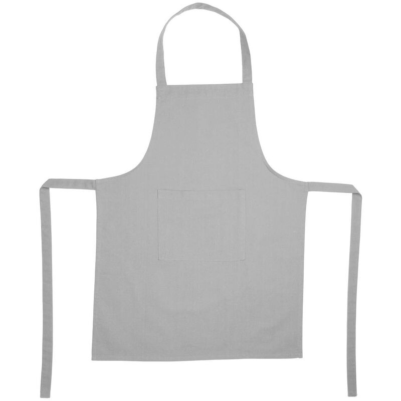 foto del prodotto grembiule in cotone grigio 60x80cm atmosphera cr ateur d int rieur