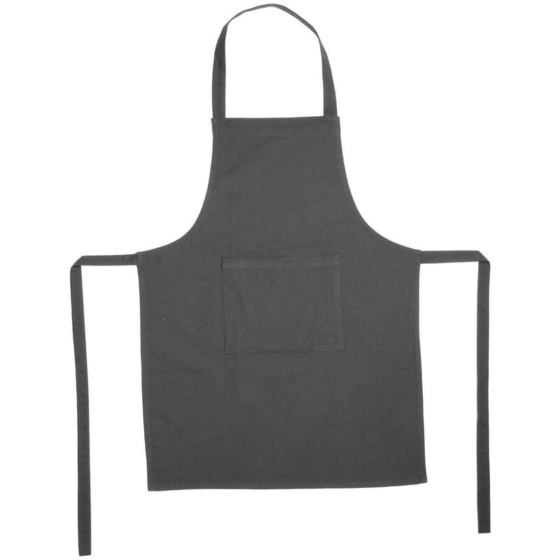 foto del prodotto grembiule in cotone grigio ardesia 60x80 cm atmosphera cr ateur d int rieur