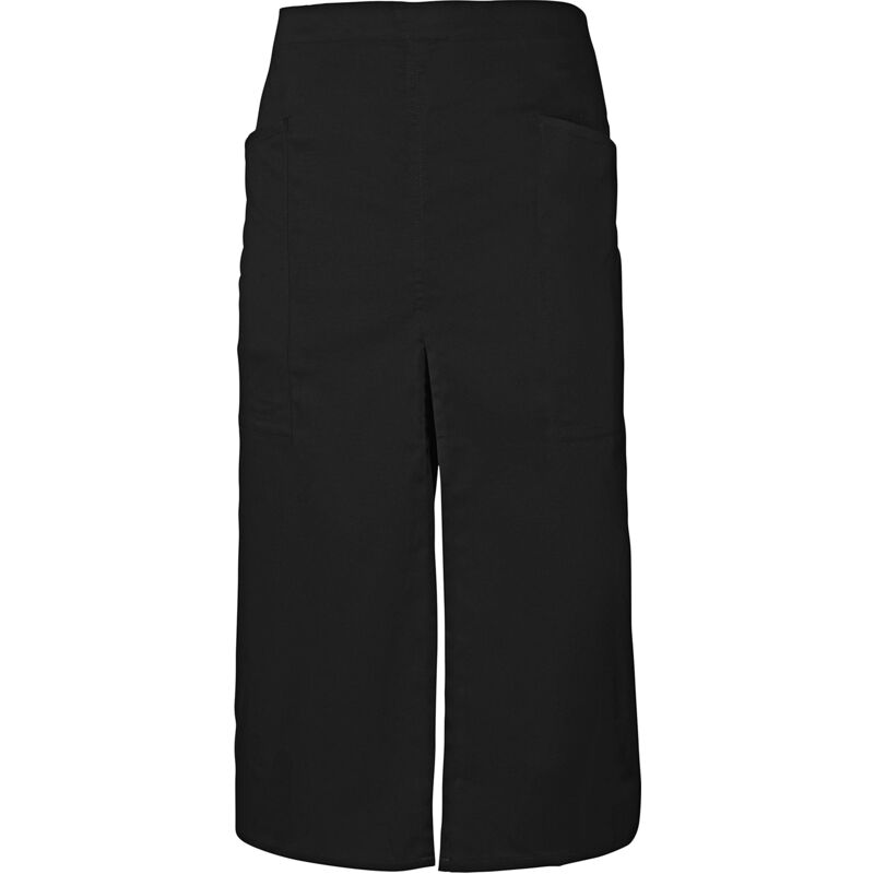 foto del prodotto grembiule lungo con apertura e tasche unisex adulto, nero, taglia unica velilla