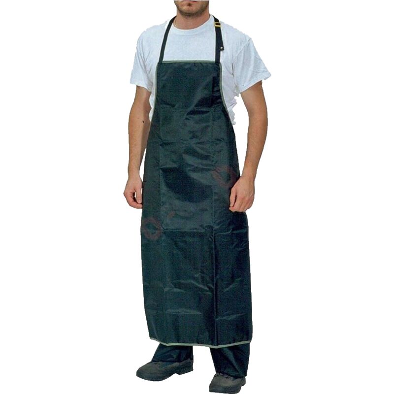 foto del prodotto grembiule pettorina da lavoro in pvc impermeabile protettivo rinforzato 110x80cm