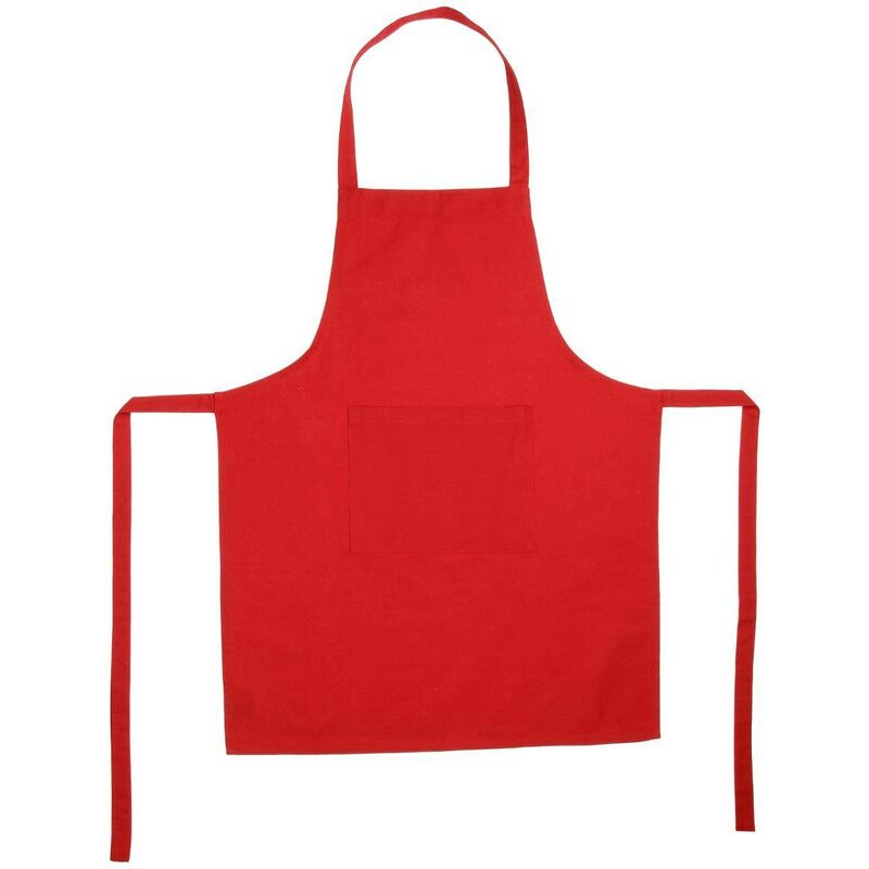 foto del prodotto grembiule rosso in cotone 60x80cm atmosphera cr ateur d int rieur