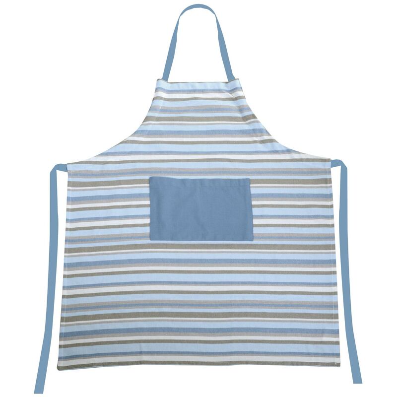 foto del prodotto grembiule stripe avio tinto in filo cm80x90