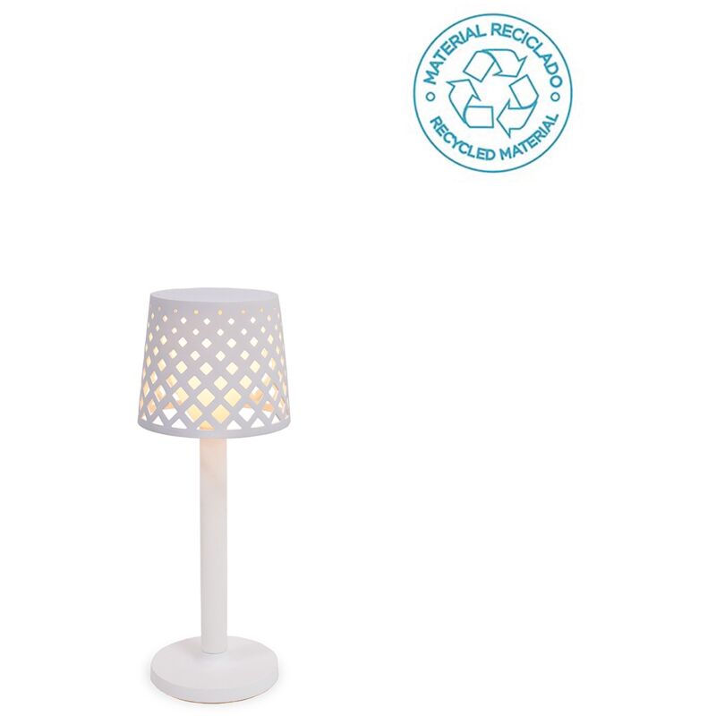 foto del prodotto gretita lampada da tavolo con batteria ricaricabile. luce calda a led. realizzata in spagna