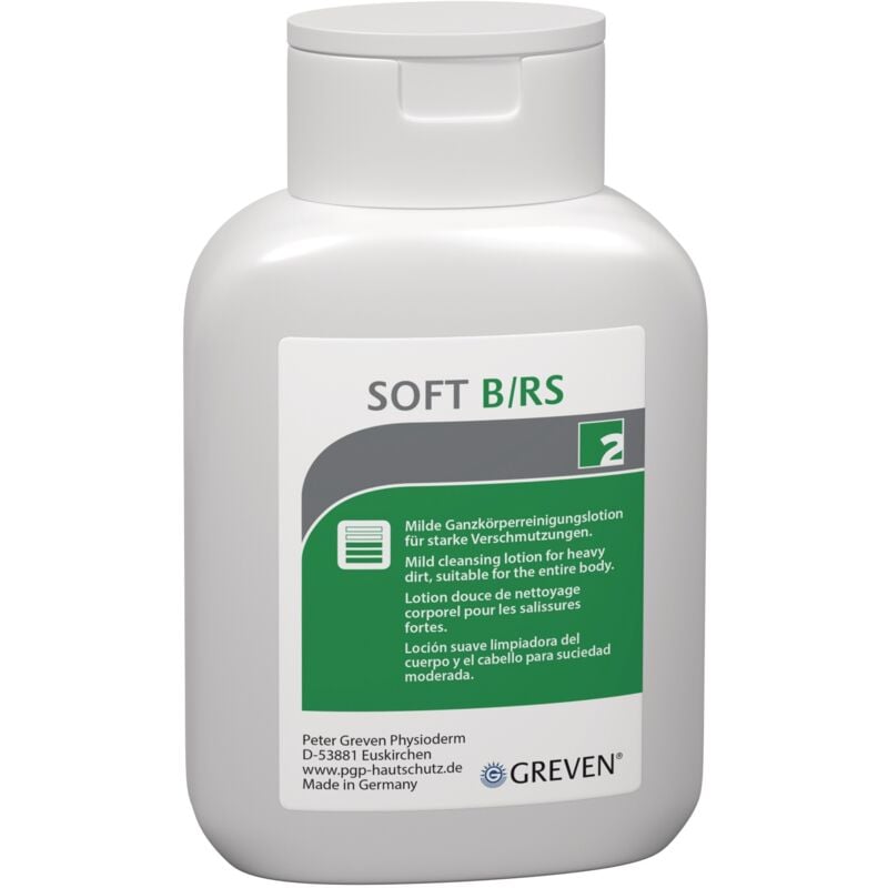 foto del prodotto greven lozione detergente per la pelle soft b rs 250 ml sporco medio o pesante fl.