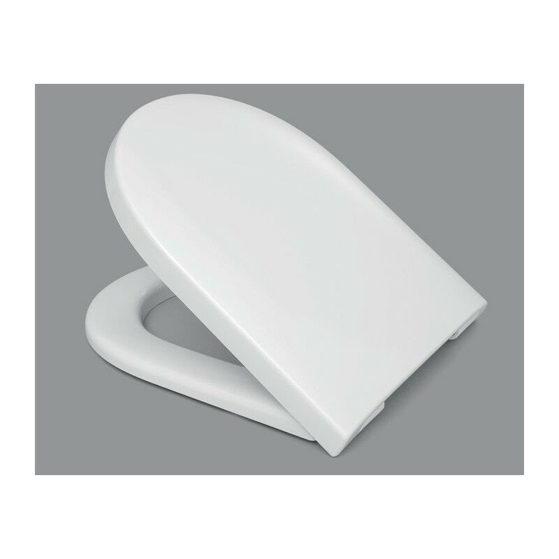 foto del prodotto gridando wc hamberger tube softclose premium con candela in acciaio inossidabile c4302g bianco