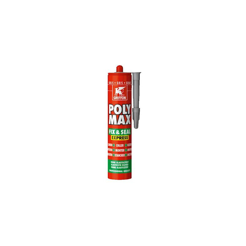 foto del prodotto griffon poly max fix 1seal express grigio cartuccia 425 gr 6150456