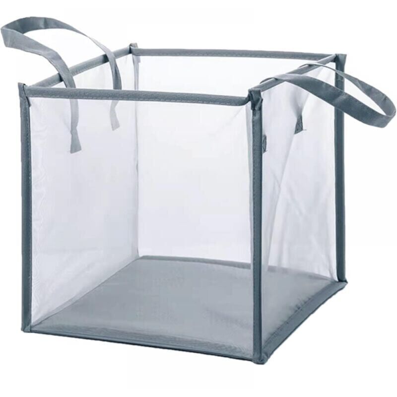foto del prodotto grigio piccolo 33x33x33cm cesto portabiancheria pieghevole, cestini portabiancheria, cestini portabiancheria pieghevoli pop up di grande capacit 