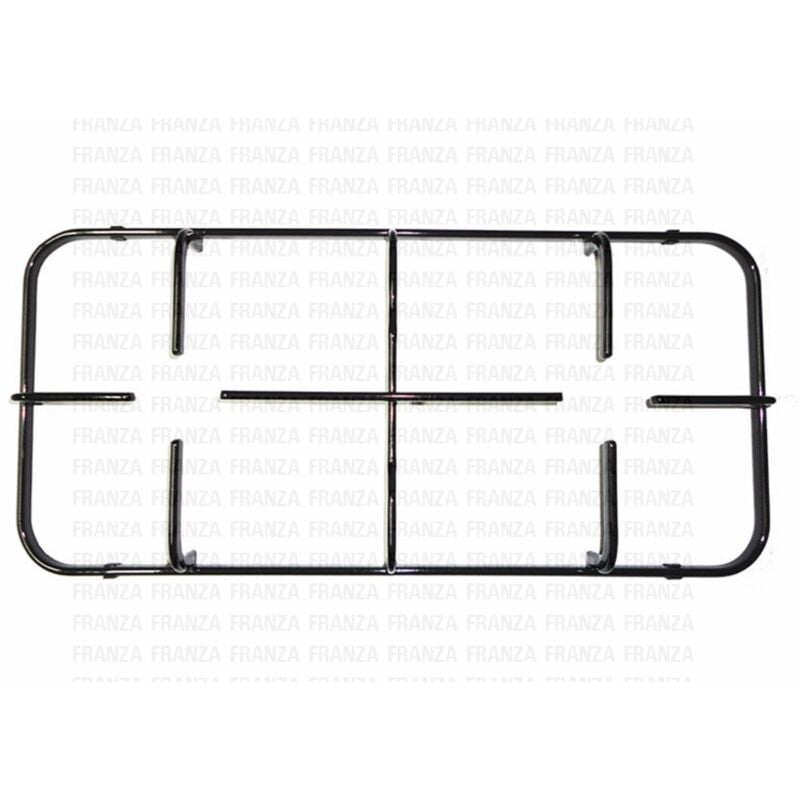 foto del prodotto griglia 2 fuochi cucina nardi nera smaltata piattina 2f. 456x213