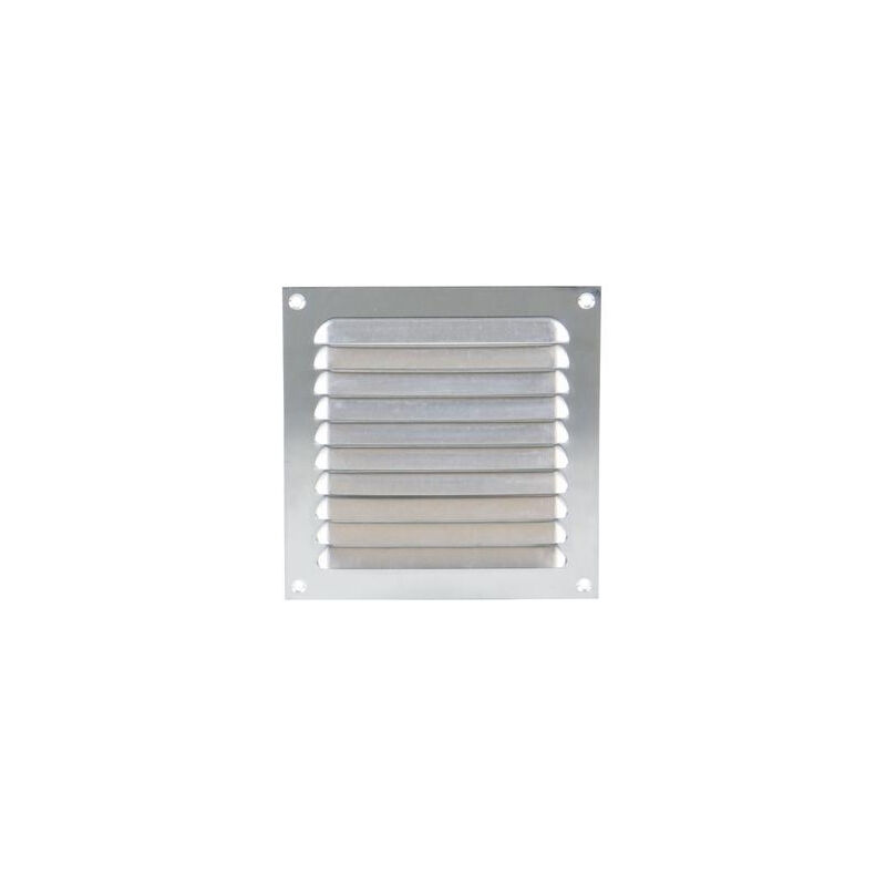 foto del prodotto griglia a lamelle 436 renson 200 x 200 mm argento anodizzato 42002001