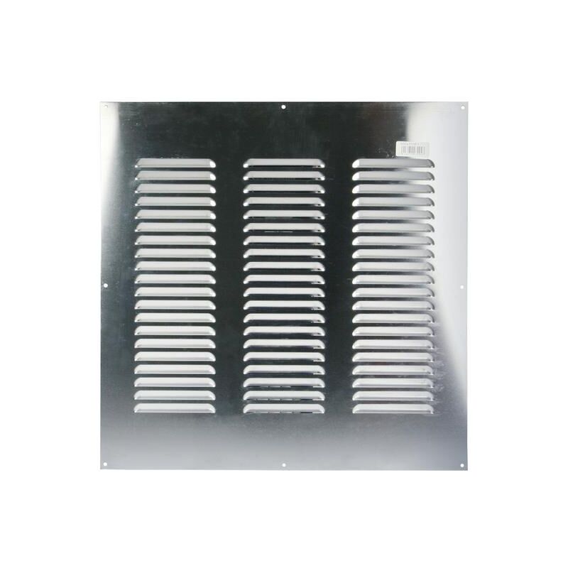 foto del prodotto griglia a lamelle 436 renson 500 x 500 mm - argento anodizzato - 45005001