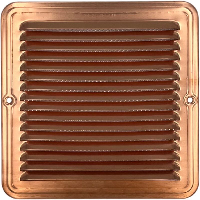 foto del prodotto griglia aerazione quadrata in rame 230 x 230 mm