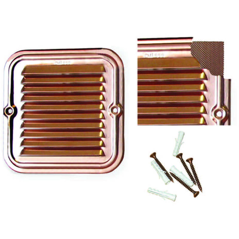 foto del prodotto griglia aerazione quadrata in rame cm.23x23