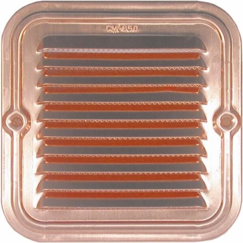 foto del prodotto griglia aerazione rame 23x23 con rete metallica ventilazione aria ariazione