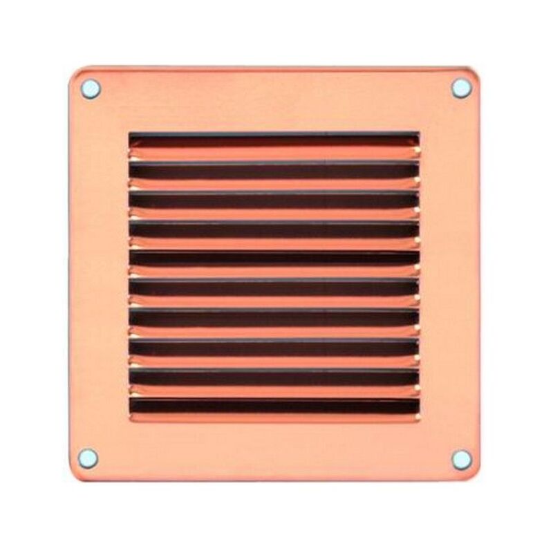 foto del prodotto griglia aerazione rame con rete quadrata mm.150x150