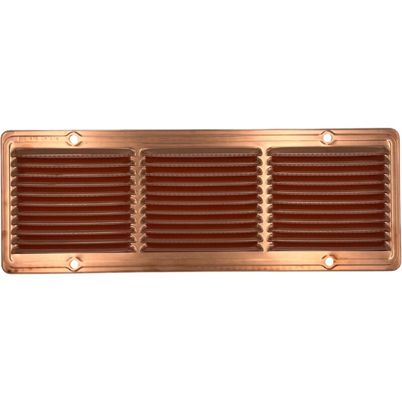 foto del prodotto griglia aerazione rettangolare in rame 150 x 415 mm