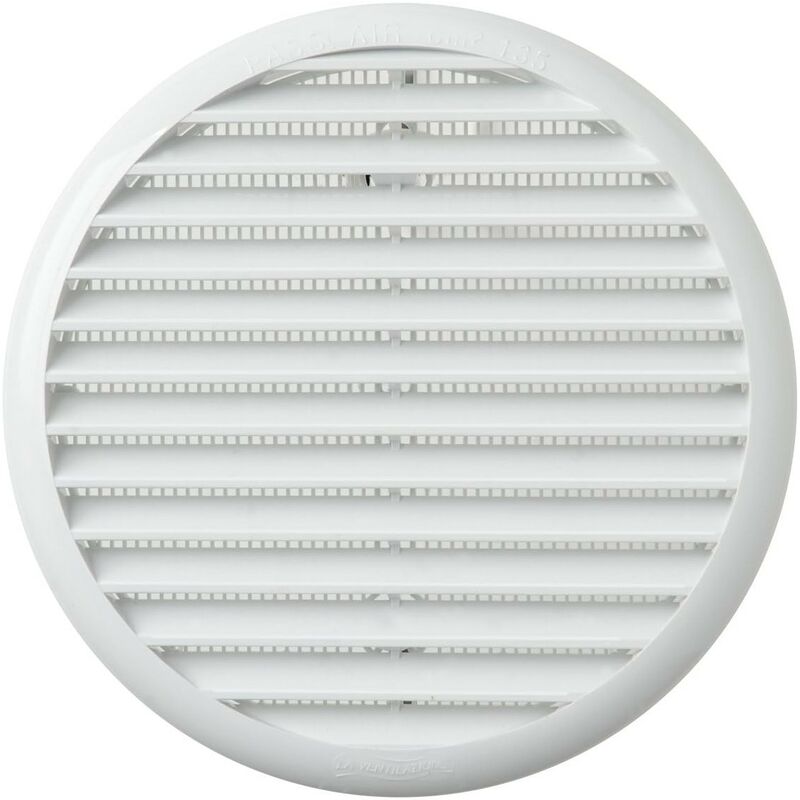 foto del prodotto griglia aerazione tonda c molle rete mm 125 160 la ventilazione