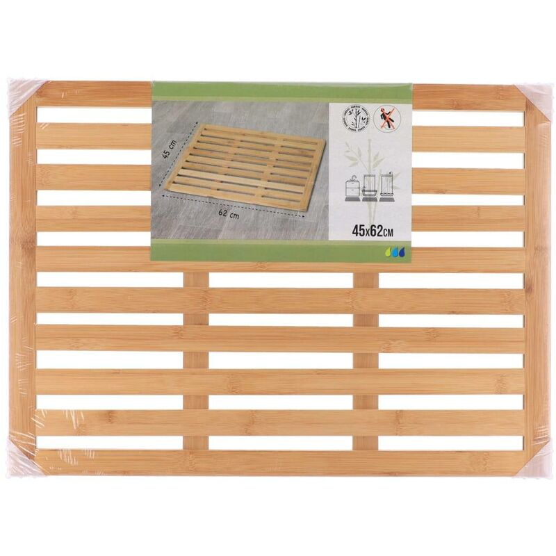 foto del prodotto griglia antiscivolo di bamb 62x45cm bamb tendance