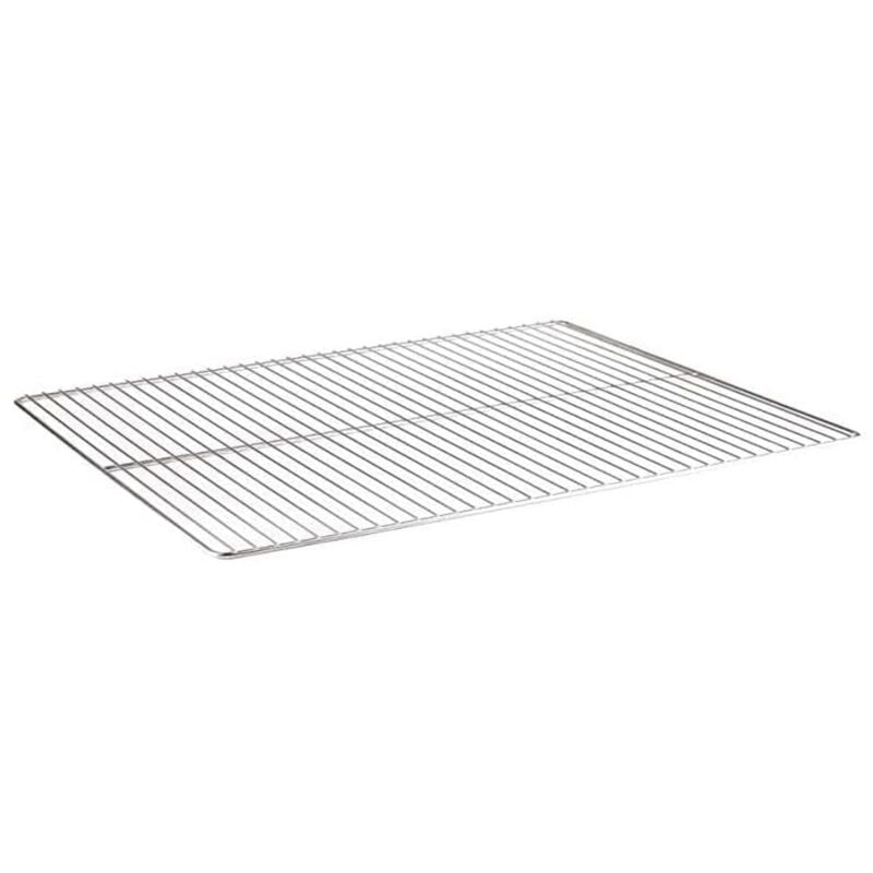 foto del prodotto griglia aps gn 1 1, griglia da cucina, aiuto cucina, griglia da cucina, lucidata elettroliticamente, spessore filo 3mm, filo telaio 6mm, 32,5 x 53