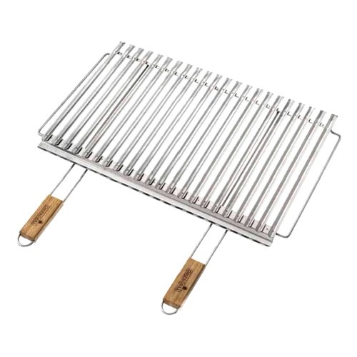 foto del prodotto griglia barbecue ompagrill b26740 biologica con recupero grassi cromo