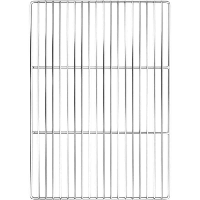 foto del prodotto griglia bbq rettangolare 50x35 cm in acciaio inossidabile 304 vidaxl