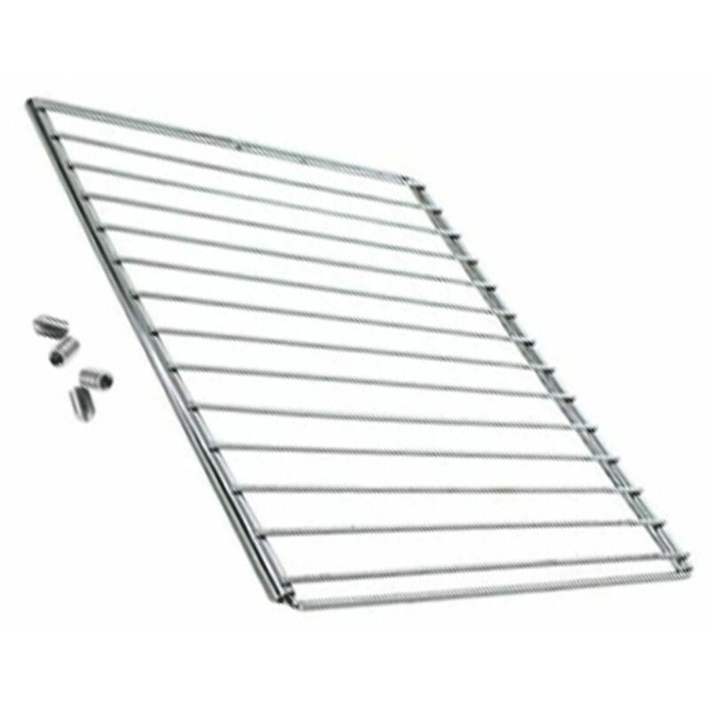 foto del prodotto griglia cromata l 350 x 470 mm estensibile 350 x 750 mm con vite a incasso e chiave di montaggio forni, fornelli elettrici e a gas g n rique