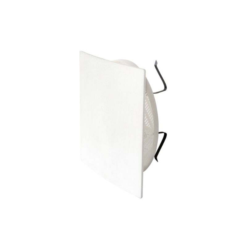 foto del prodotto griglia di aerazione estetica quadro 166x166 mm con regolazione del passaggio dell aria 80 125 mm bianca first