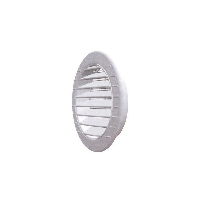foto del prodotto griglia di aerazione in plastica con rete mm. 145 imbocco mm. 125 idroweb 5 pz