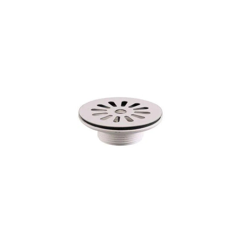 foto del prodotto griglia di scarico per pvc e lavello grigio, diametro 60