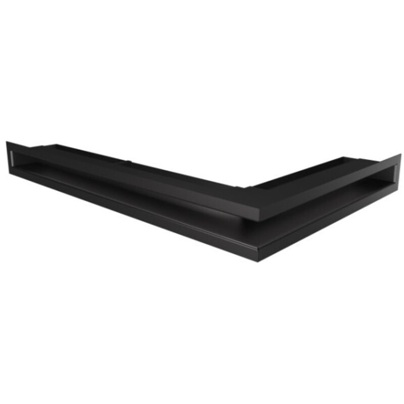 foto del prodotto griglia di ventilazione angolare per camino 60x600x400 loft angle sinistra nera