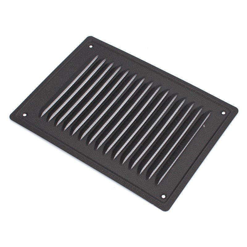 foto del prodotto griglia di ventilazione con zanzariera 14x21 cm nera