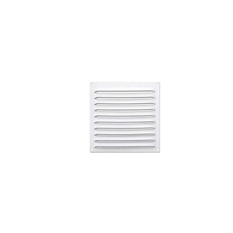 foto del prodotto griglia di ventilazione in alluminio bianco 15x15cm cis